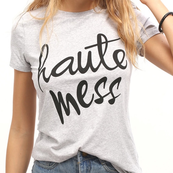 NEW T-Shirt Grey Cotton T-Shirt Med or Large - Picture 2 of 7